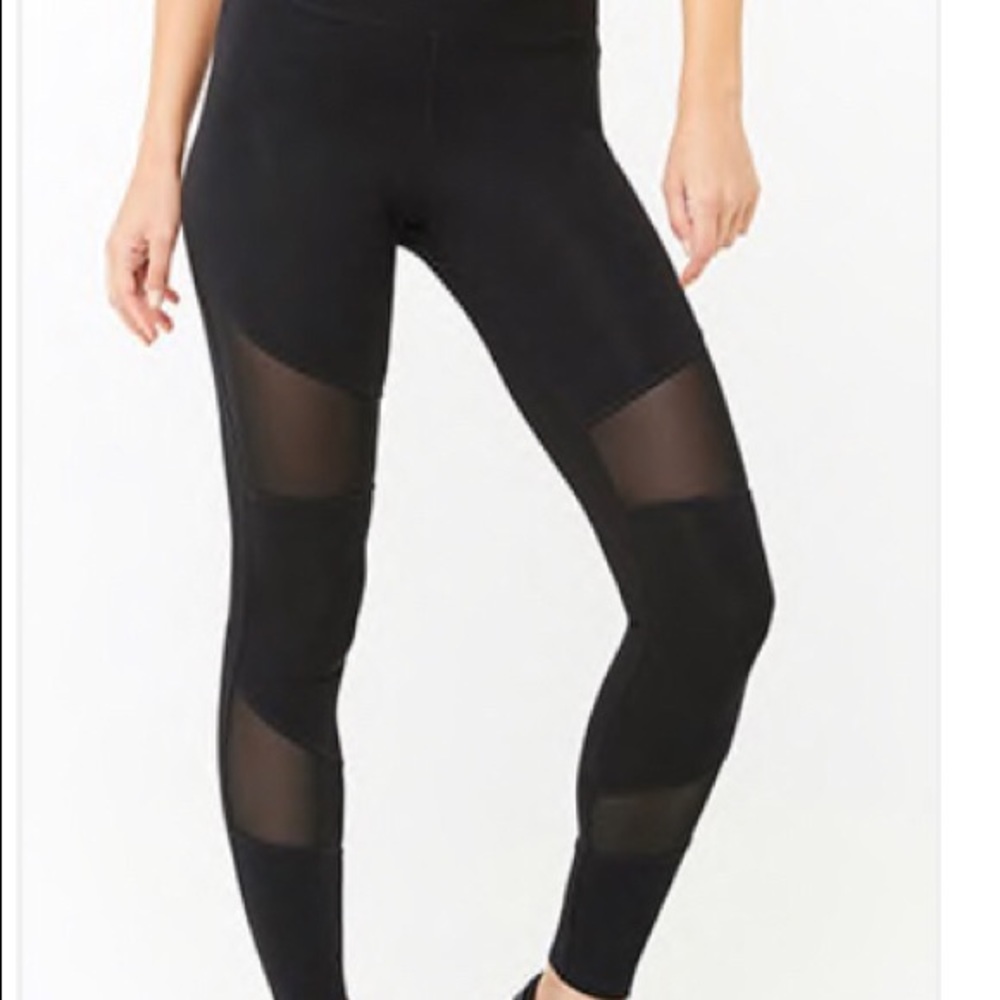 Forever 21 mesh leggings